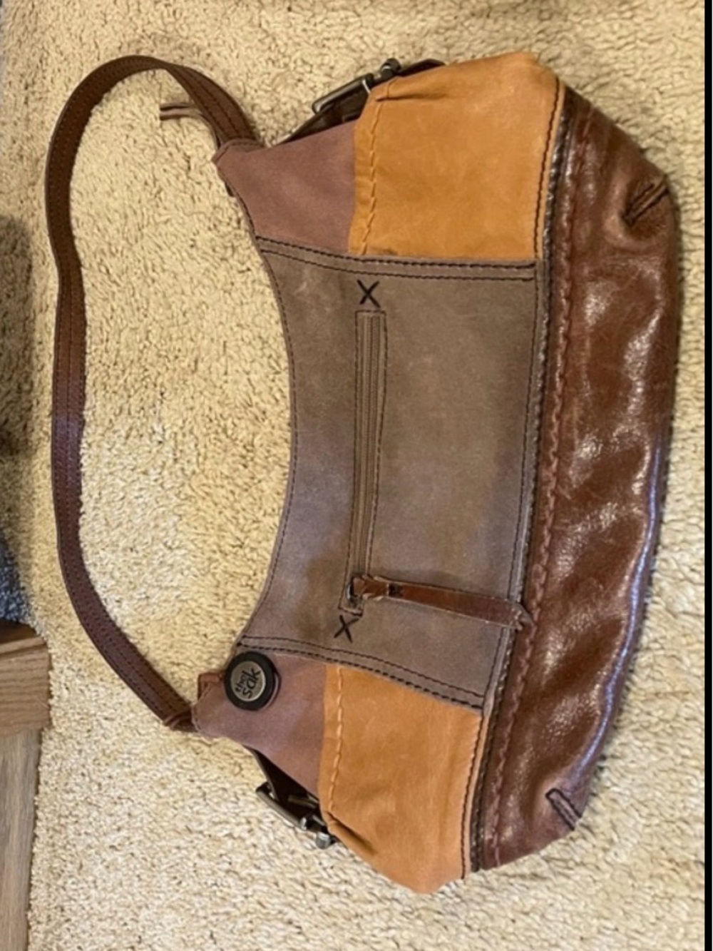 Hobo suede and leather by The Sak